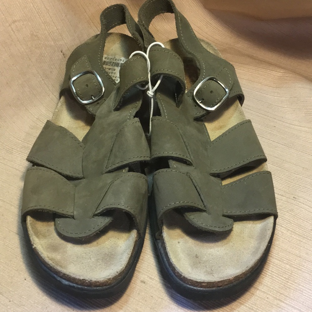 Talbots leather sandals, made in Italy NWT